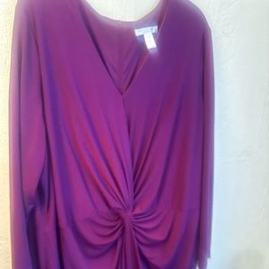 London Times purple dress size 22w, from Nordstrom and never worn
